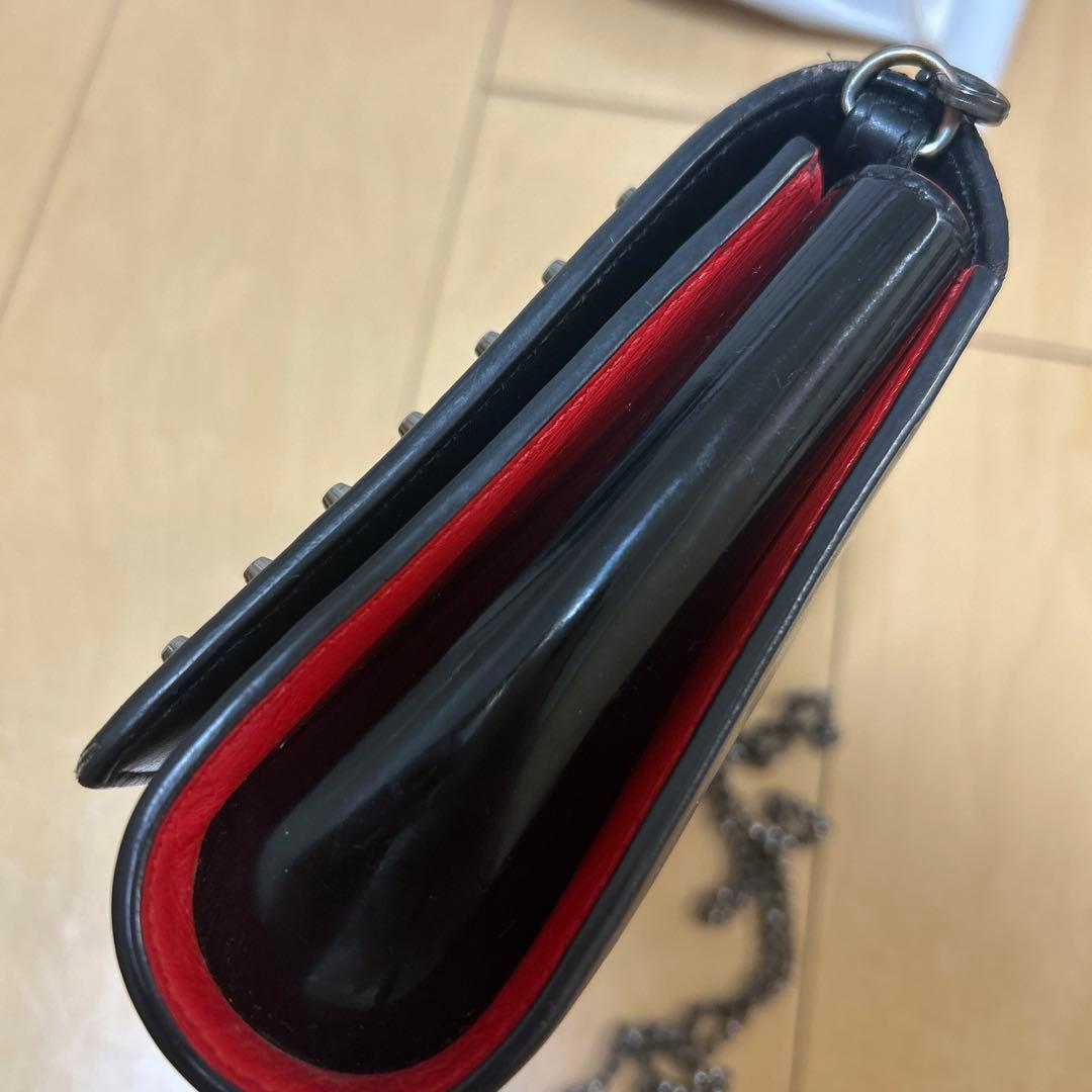 Christian Louboutin スタッズチェーンバッグ