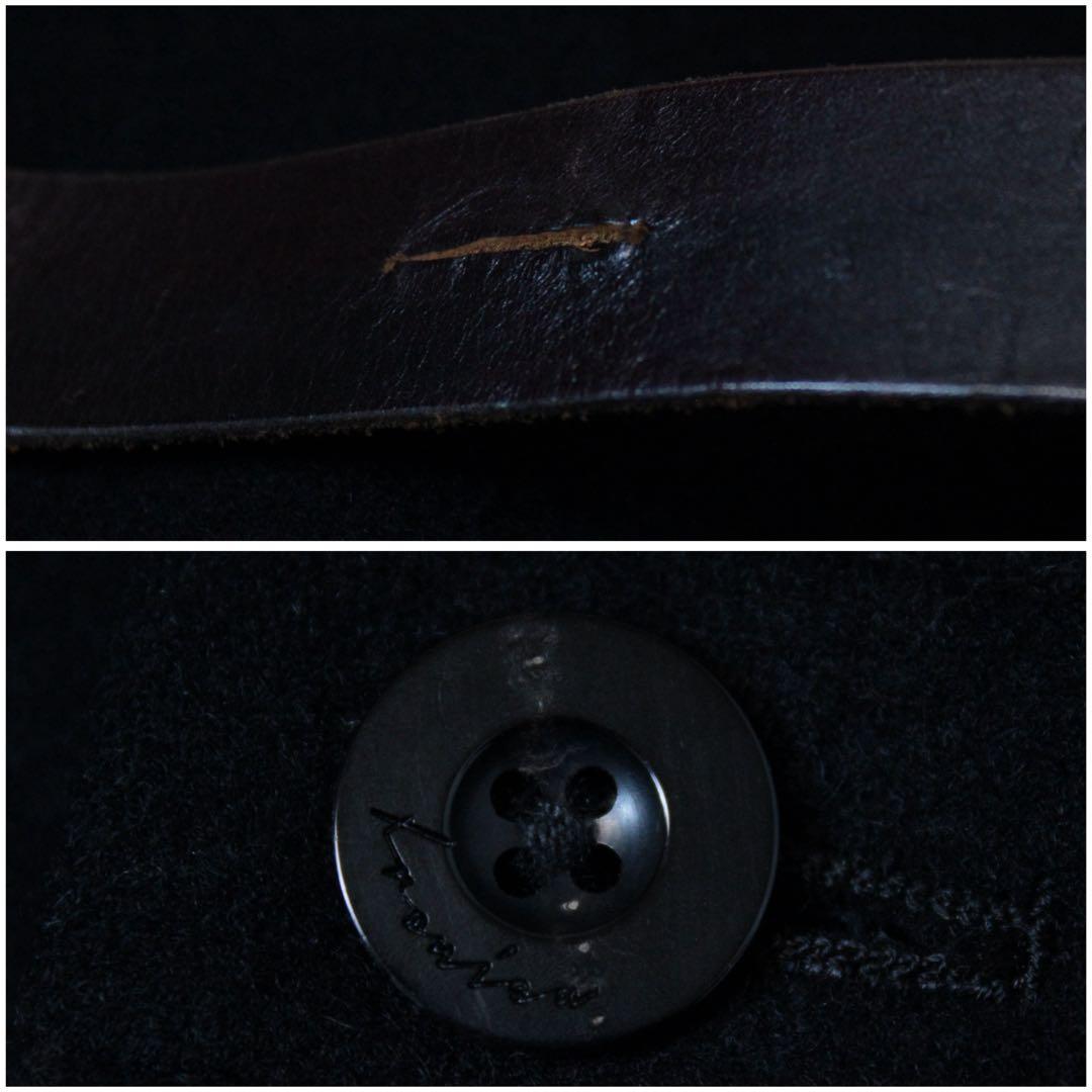 美品 21AW IRENISA NURSE COAT カシミヤ混 ブラック 3