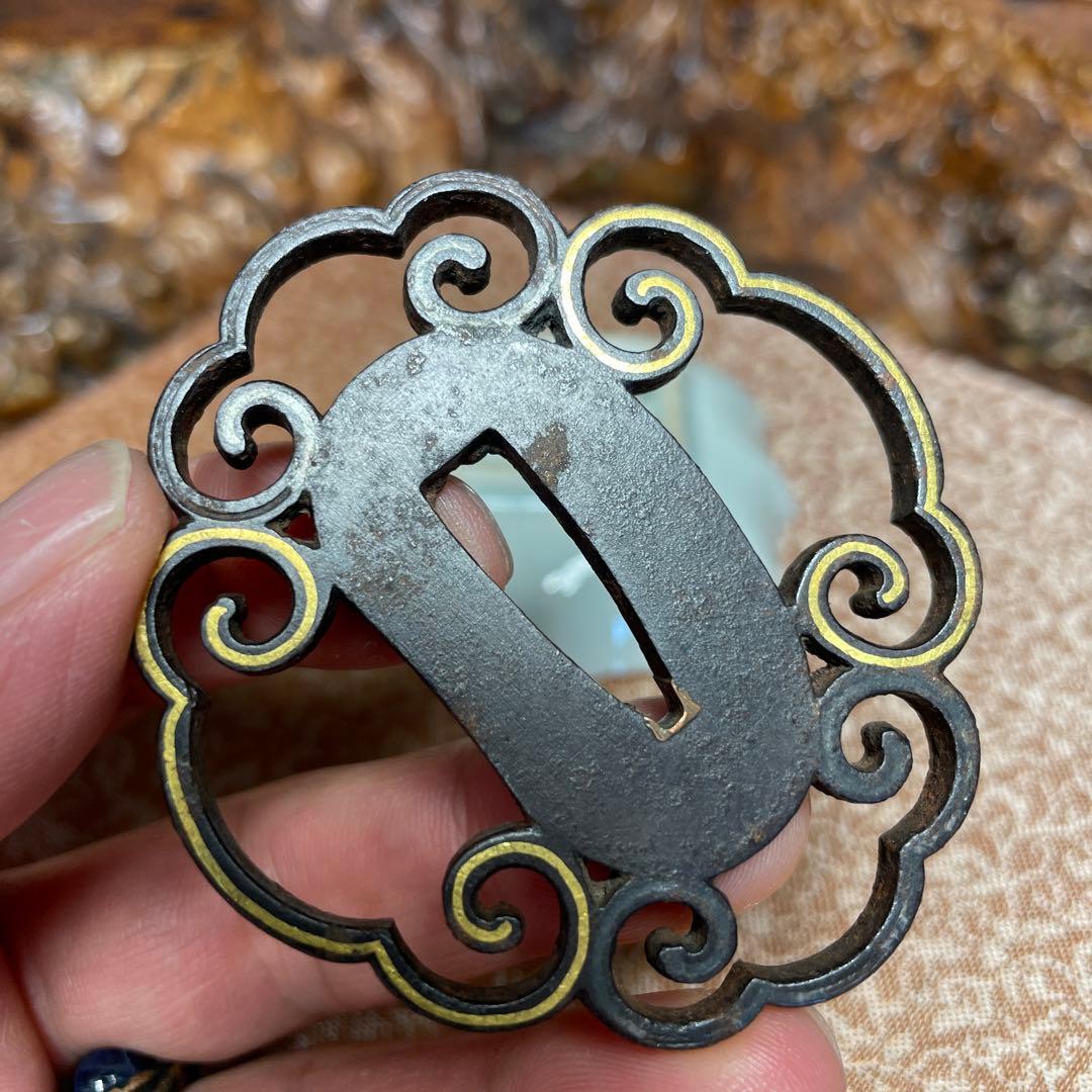 鍔 日本刀 刀装具 鐔 骨董 古美術