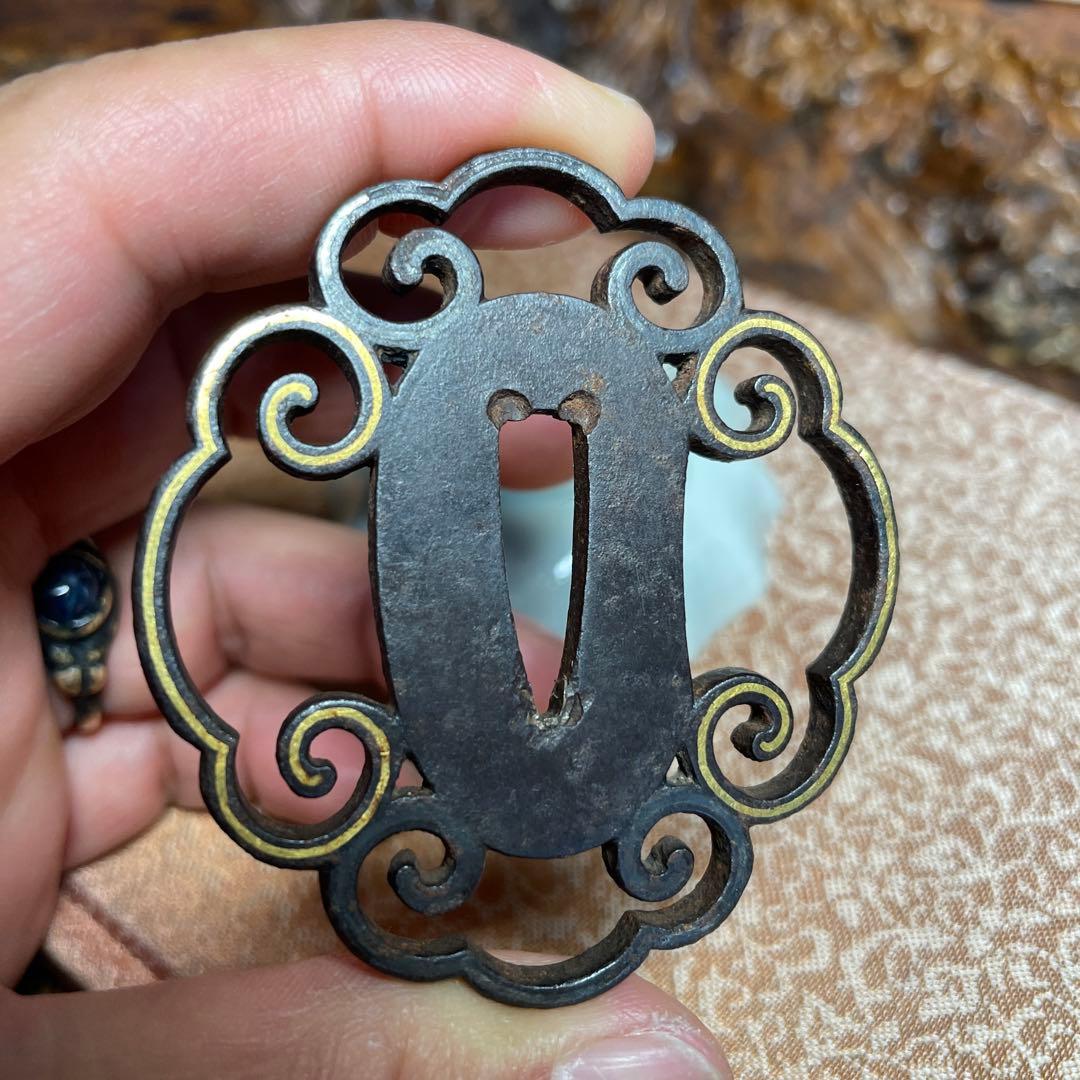 鍔 日本刀 刀装具 鐔 骨董 古美術