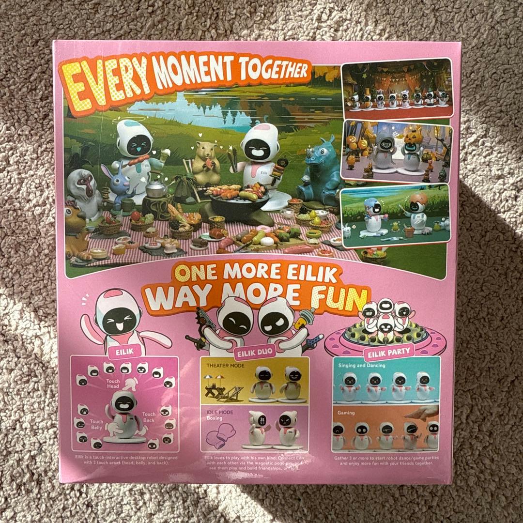 Eilik ピンク デスクトップロボット