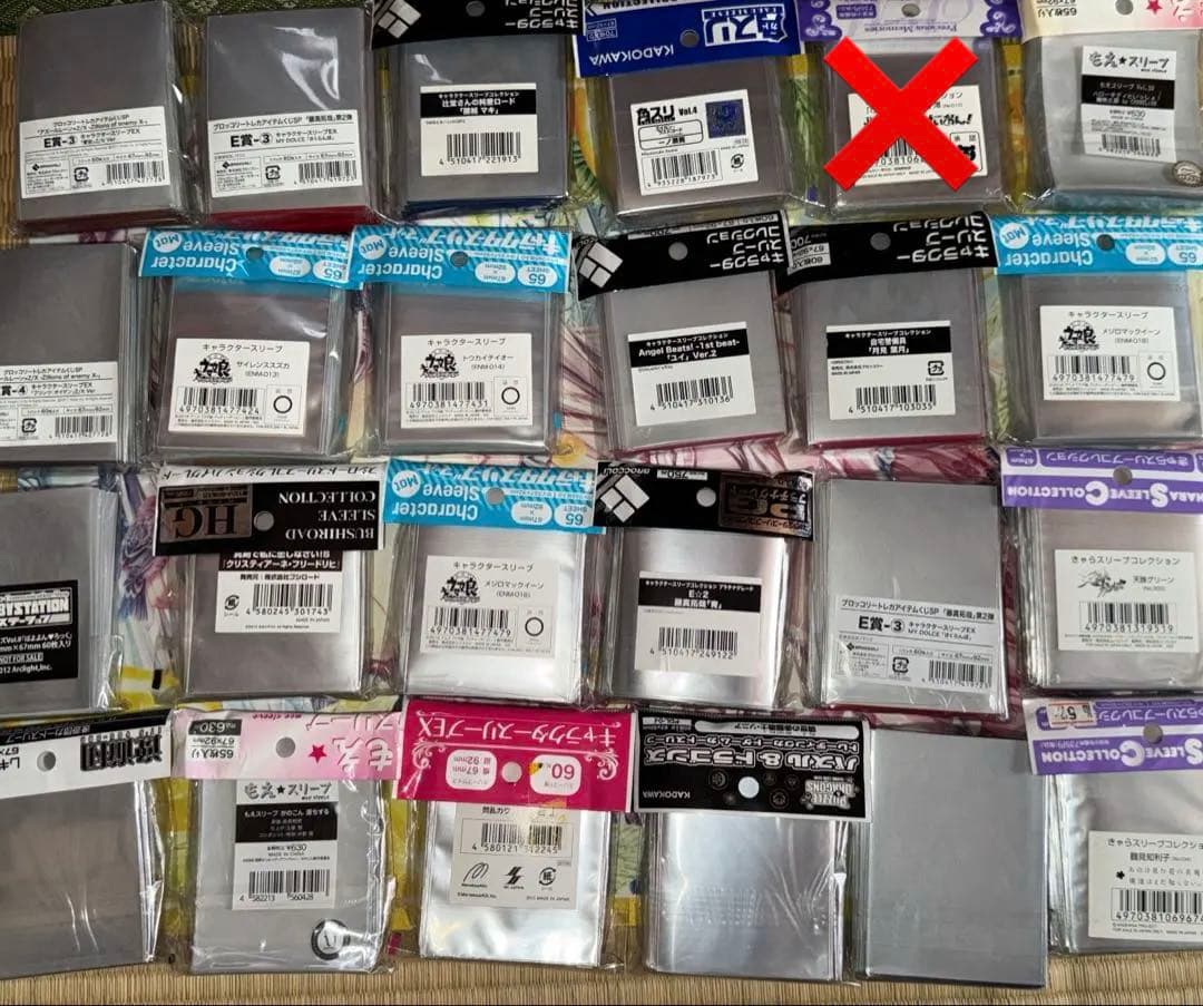 カードスリーブ　まとめ売り　キャラクタースリーブ