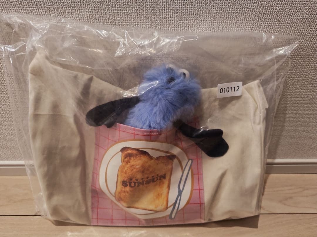 一番くじ　パペットスンスン　B賞　ぬいぐるみ付きトートバッグ