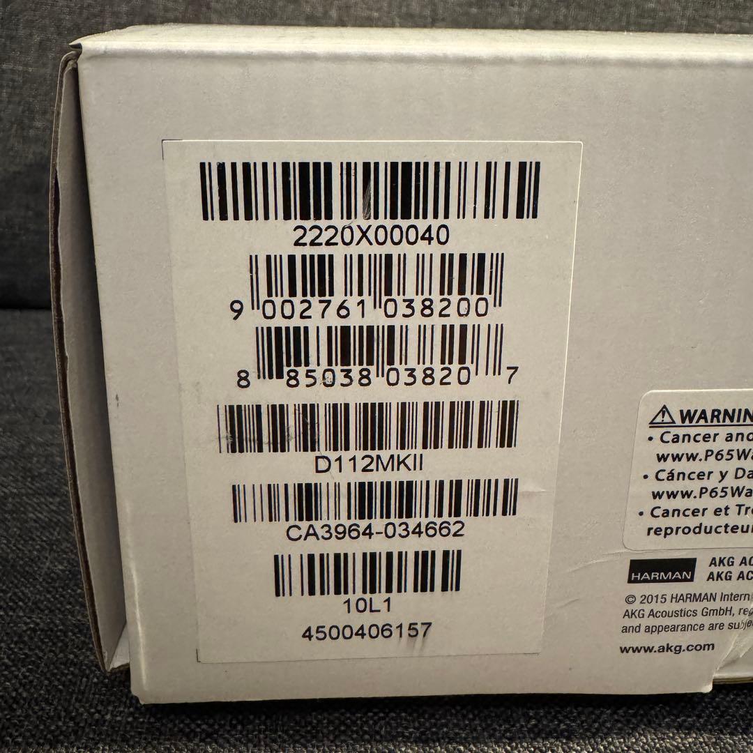 配信機器・PA機器・レコーディング機器 AKGD112MKii