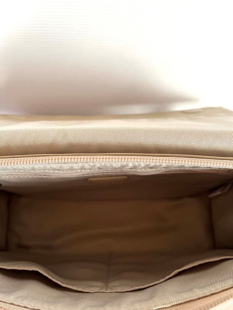 ear PAPILLONNERイアパピヨネ 柄ワイドテープショルダーバッグ 本革