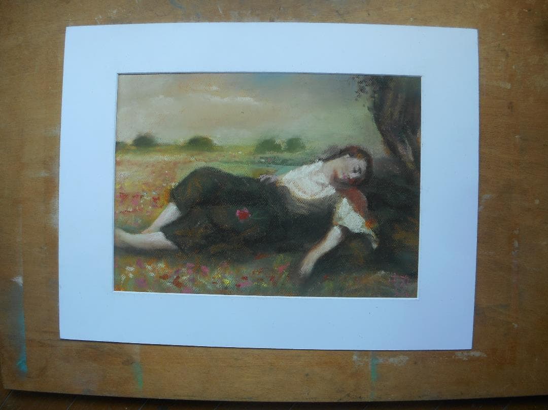 横たわる女　習作