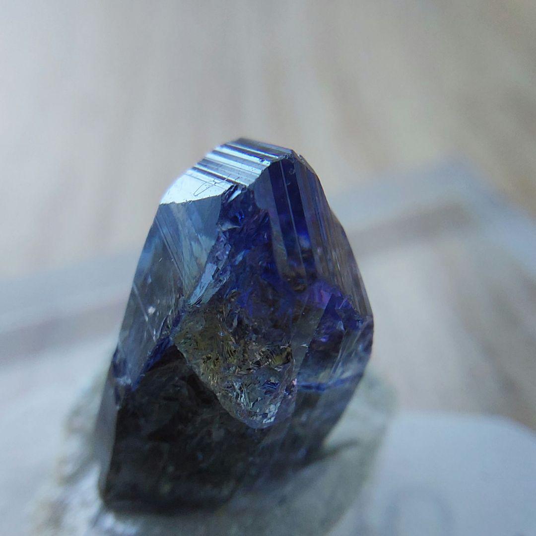 タンザナイト 灰簾石 バイカラー 非加熱 0.7cm×0.7cm×1cm