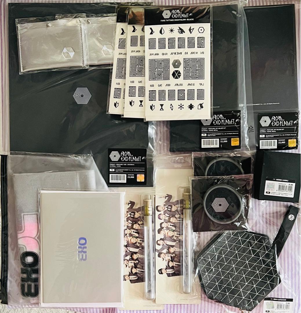 EXO グッズ／アルバム CD DVD トレカ 写真集 FC特典など まとめ売り