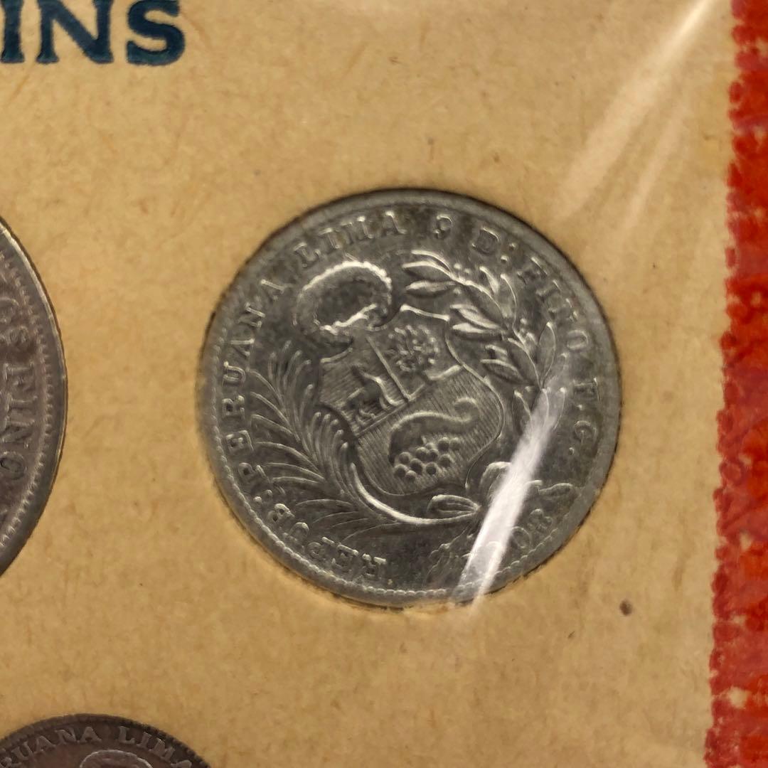 1ソル銀貨等おまとめ 1890年 1907年 1908年 1902年 ペルー