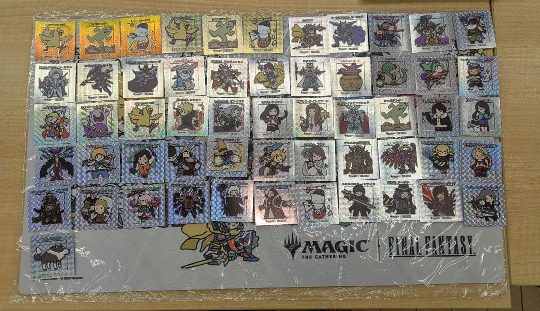 MTG FF ちびキャラシール 56種53+3 コンプリート バインダー付き
