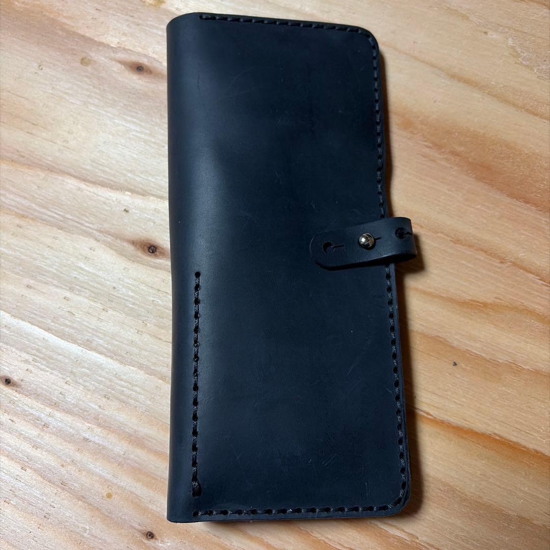 ewittco レザーペンケース　ネイビー