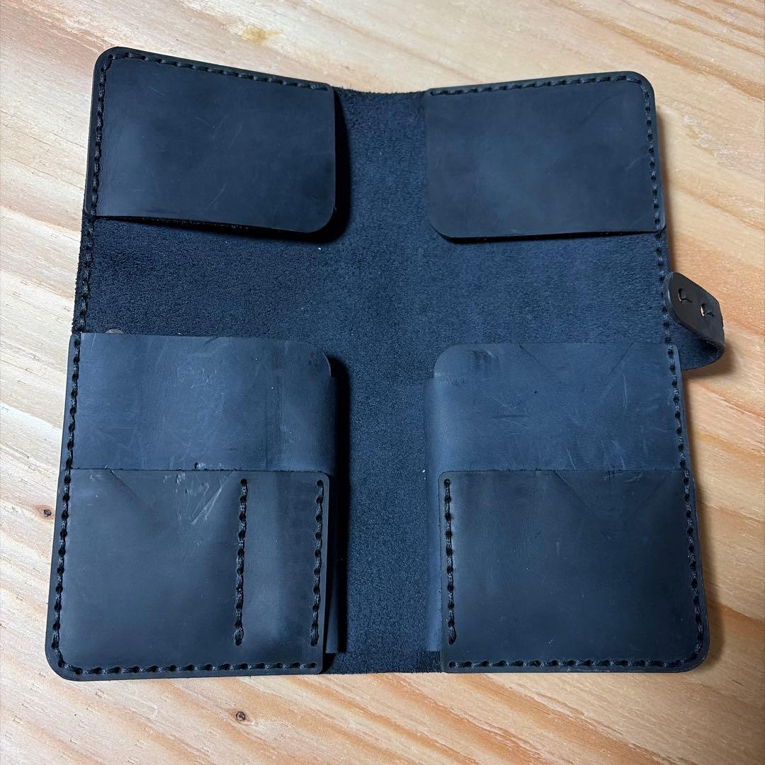 ewittco レザーペンケース　ネイビー