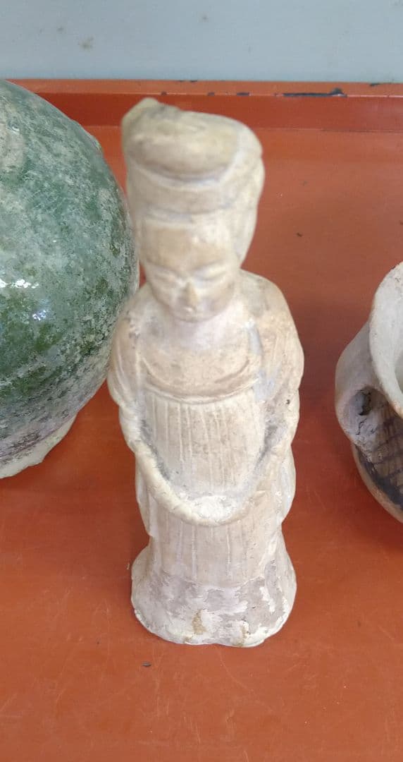 中国唐時代女官俑 R49