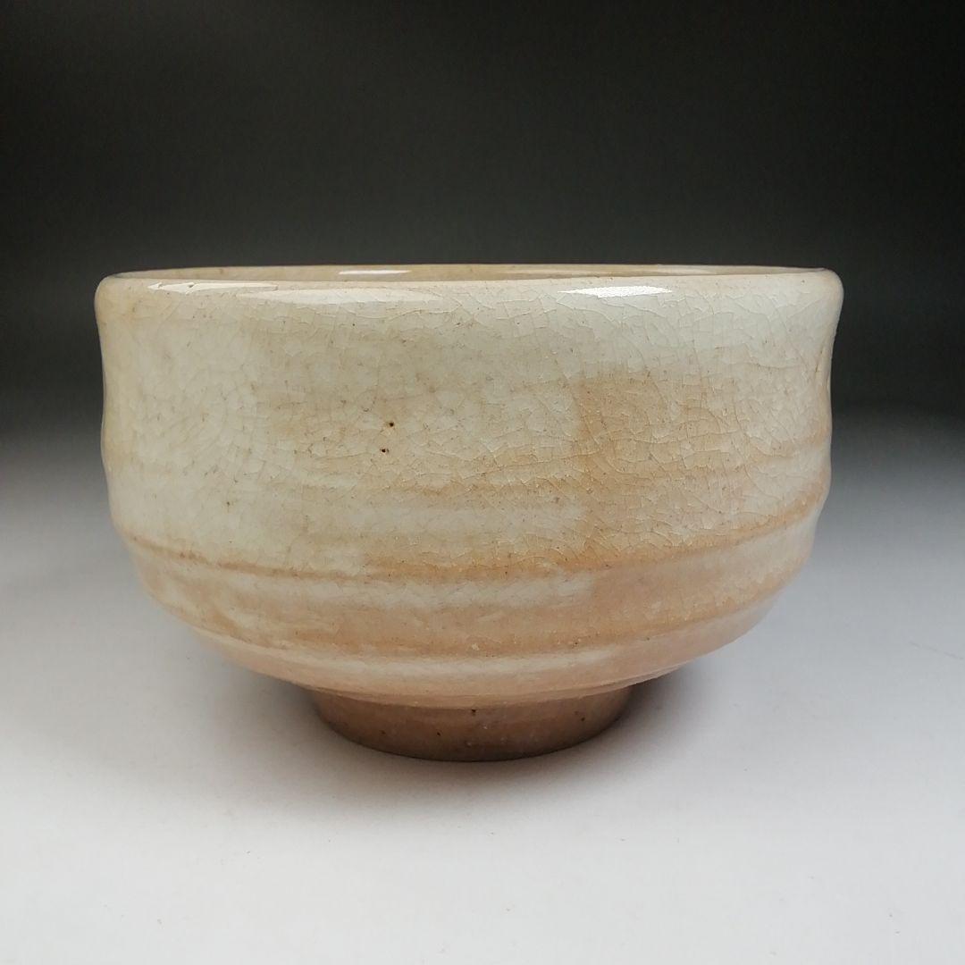 Ｗ６１　茶碗　『萩茶碗』『松唐山　石川靖人 造』　共箱　抹茶碗　茶道具