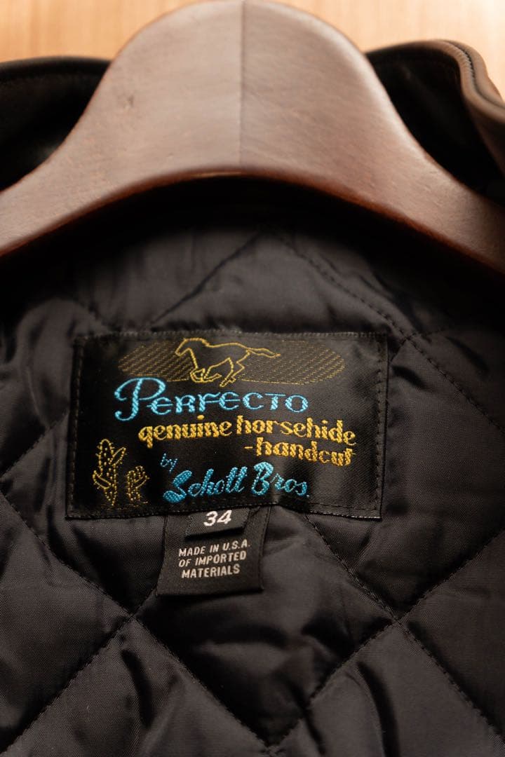 Schott ショット 641HH サイズ34 シングルライダース ホースハイド