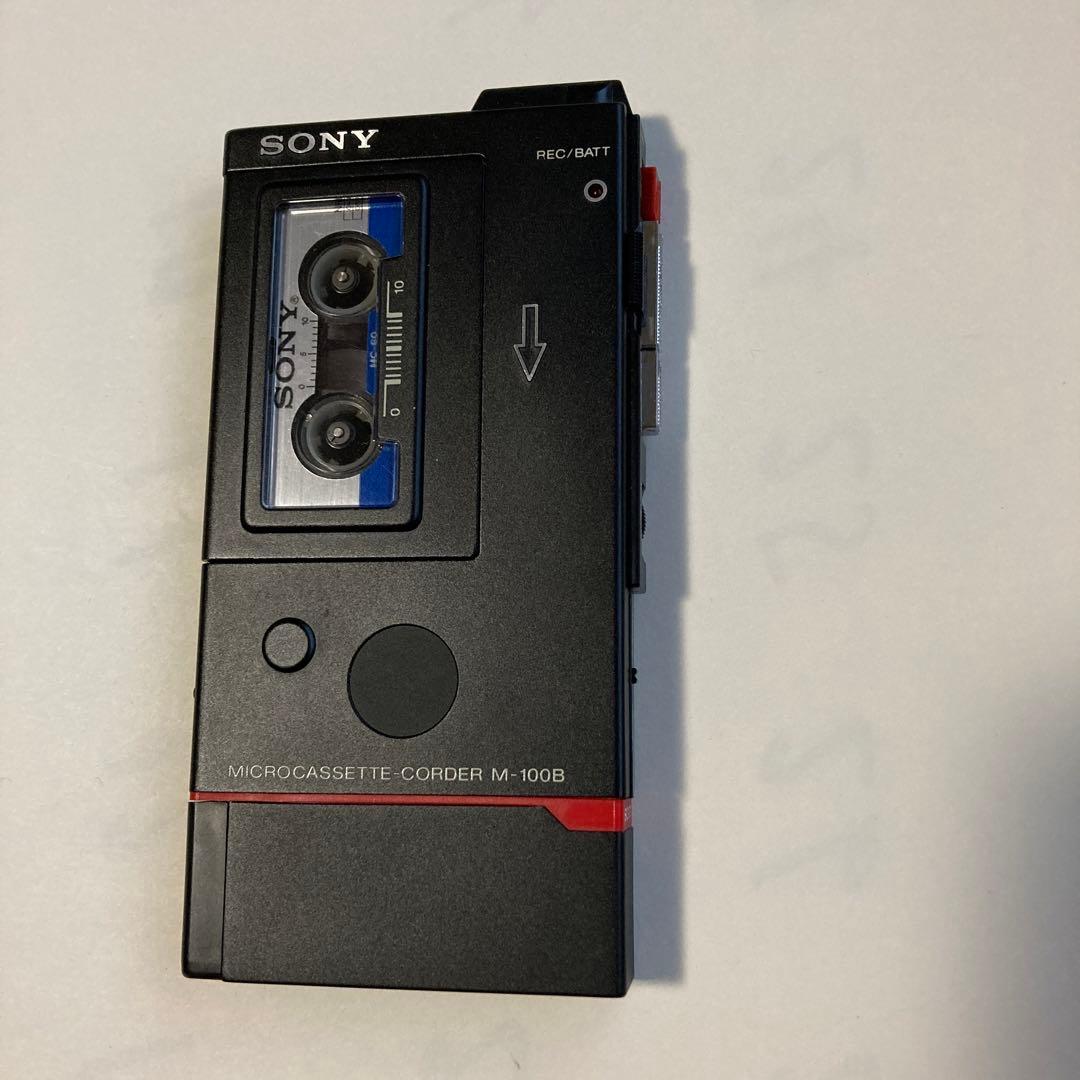 SONY M-100B(B) マイクロカセットレコーダー　動作不明