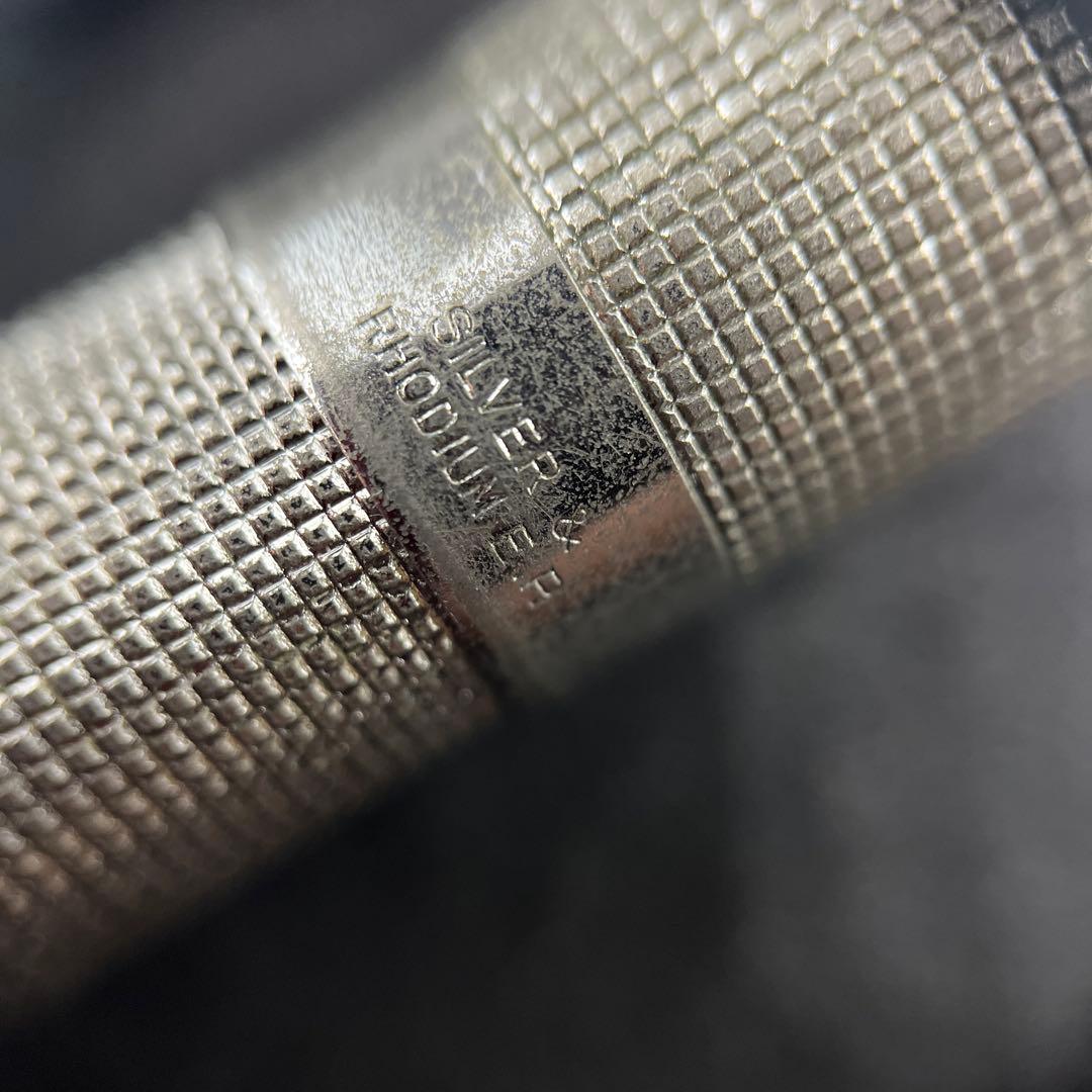【廃盤レア】PLATINUM SILVER & RHODIUM 万年筆