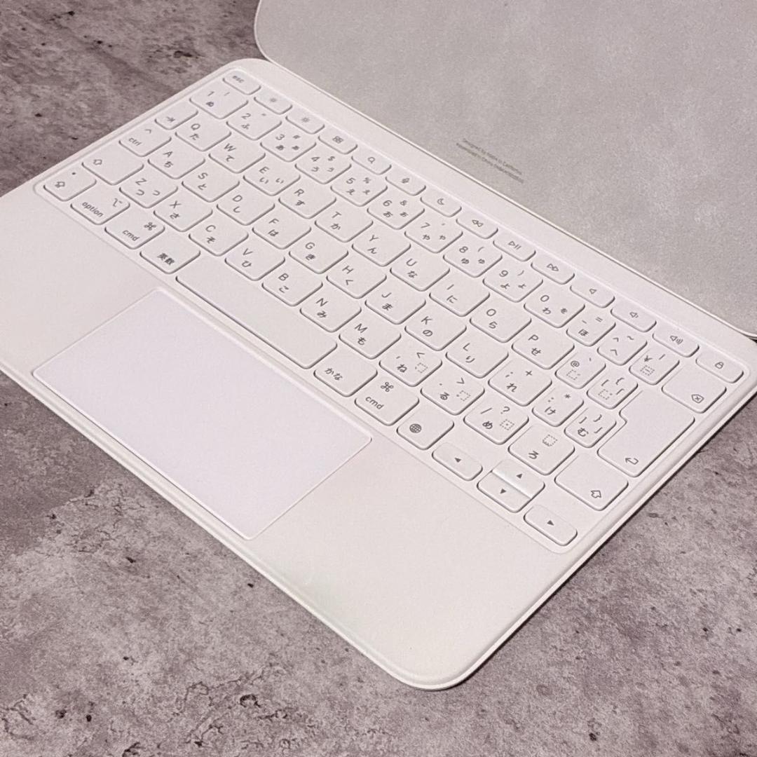Apple キーボードフォリオ ホワイト MQDP3J/A A2695 正規品