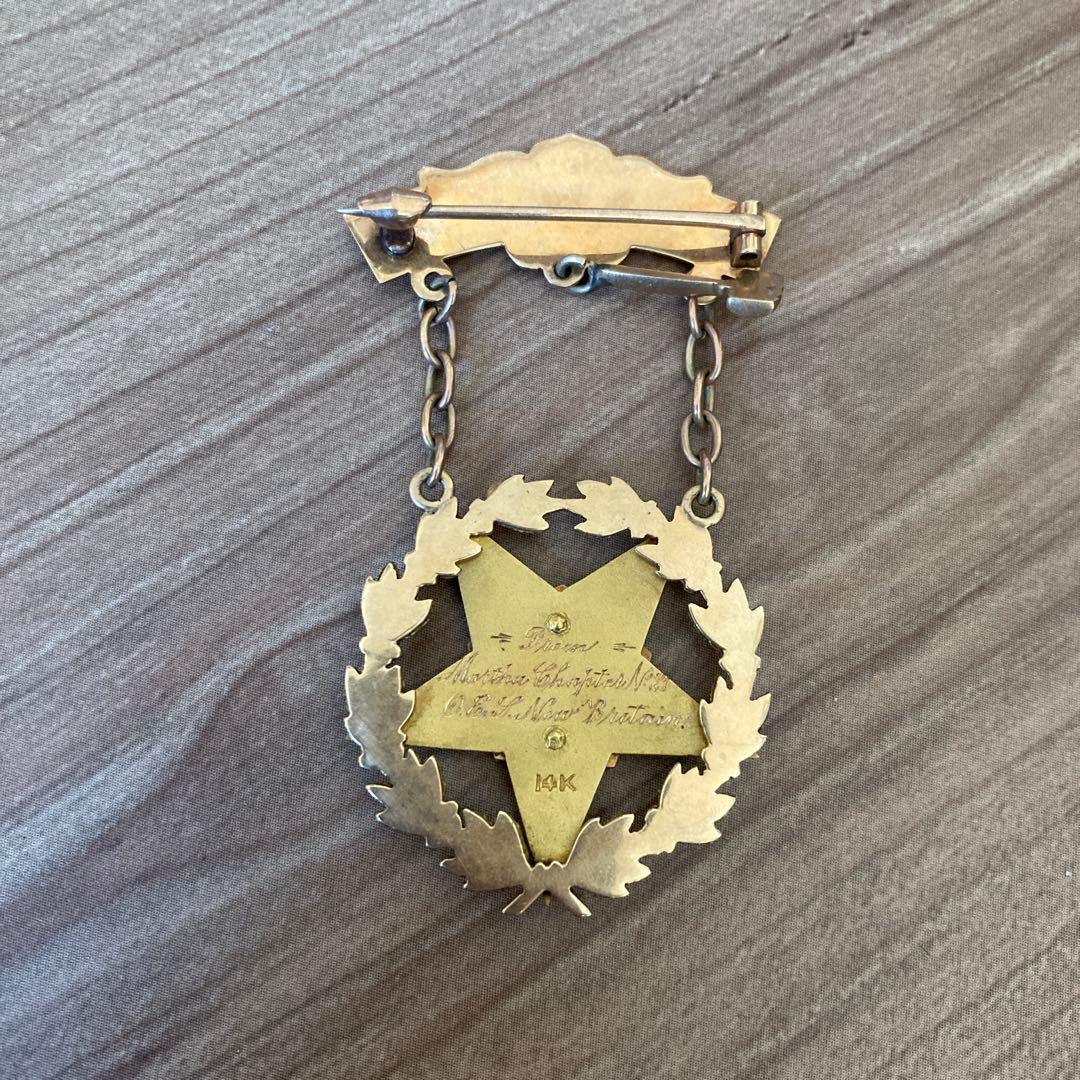アンティーク　ブローチ　14k 海外雑貨