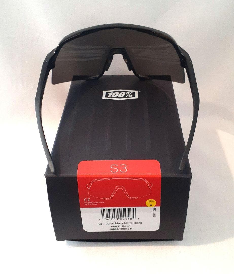 新モデル 高校野球対応 100% S3 マットグロスブラック ワンハンドレッド