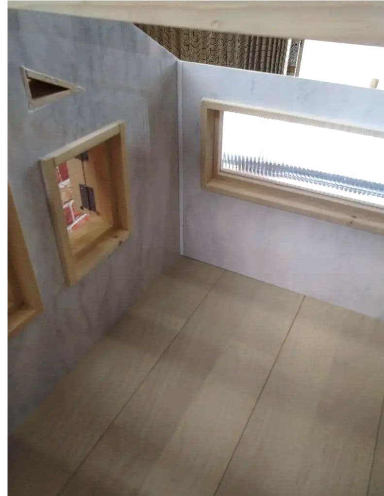 職人手作り 木製ペットハウス「Kenno」初号機　小型犬・猫用／室内用／特典付