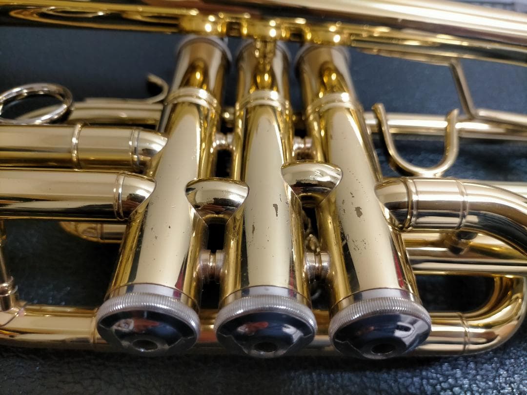 g*a様 【ベル傷あり】マルカート コルネット本体 ゴールドラッカー ケース付き