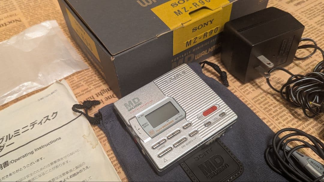 SONY MZ-R90 ポータブルMDプレーヤー