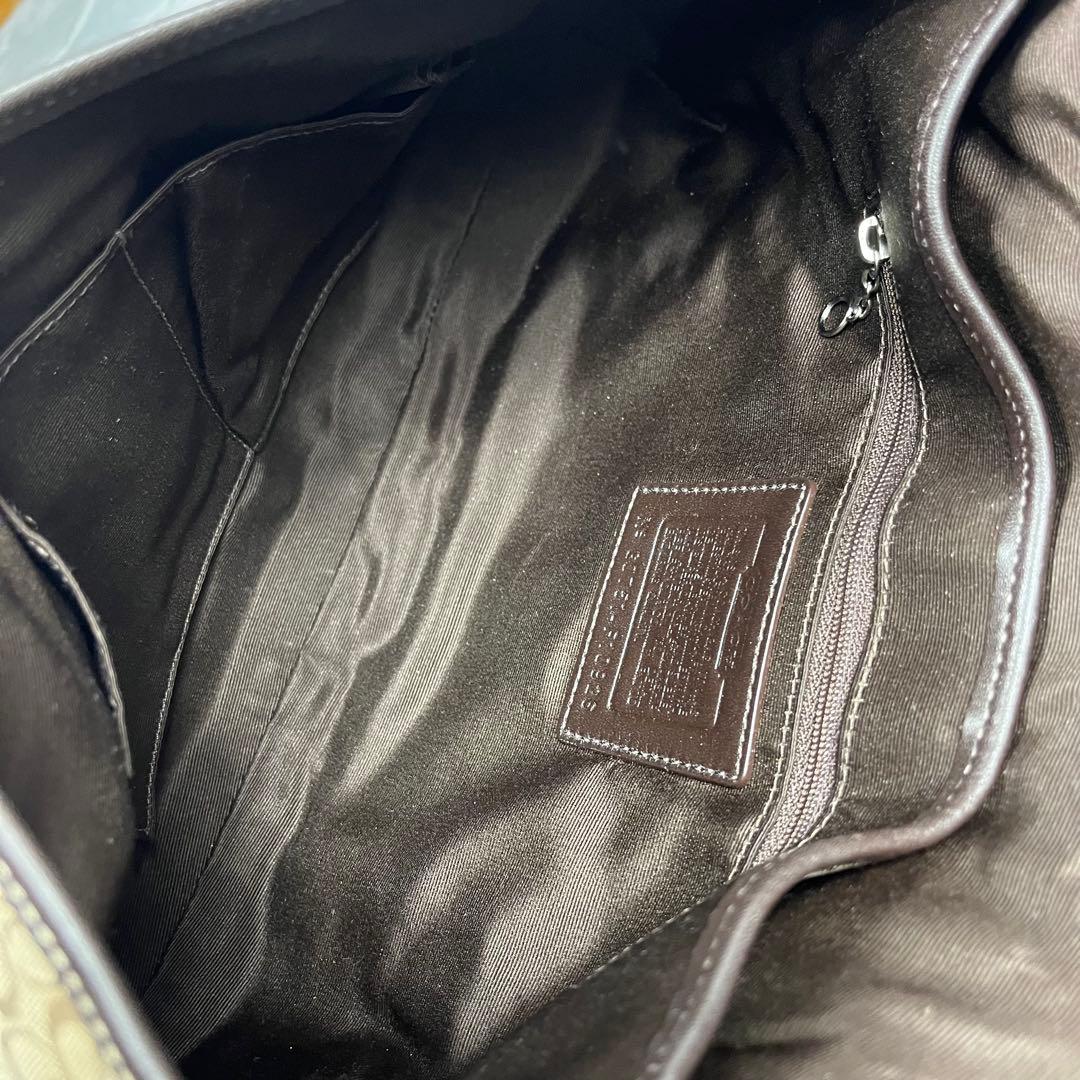 バッグ Coach Soho Bag Signature suede Brown