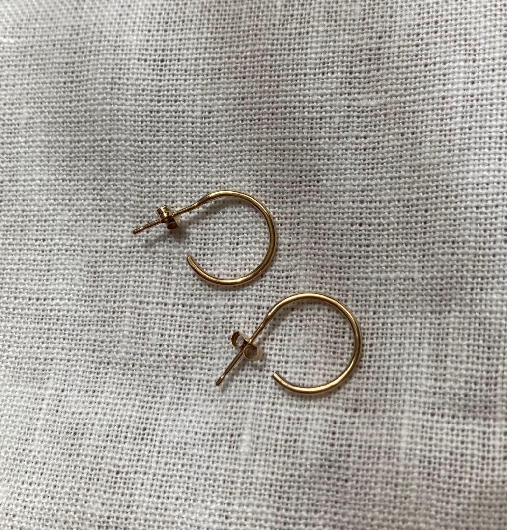 鎌倉　gram グラム　フープピアス　アクセサリー　ピアス　シンプル