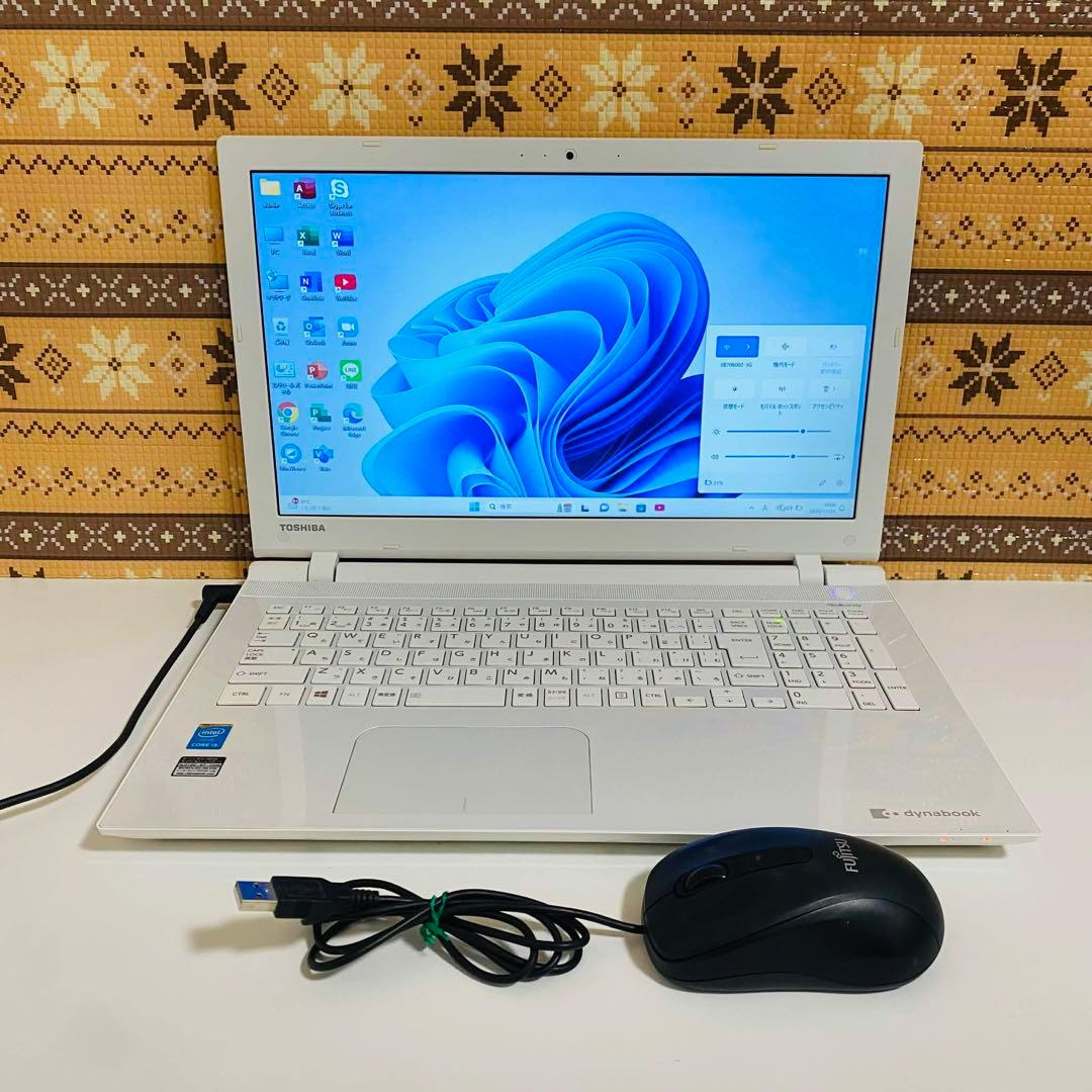 Y939 TOSHIBAノートパソコンi5メモリ8G高速SSDサクサクWin11