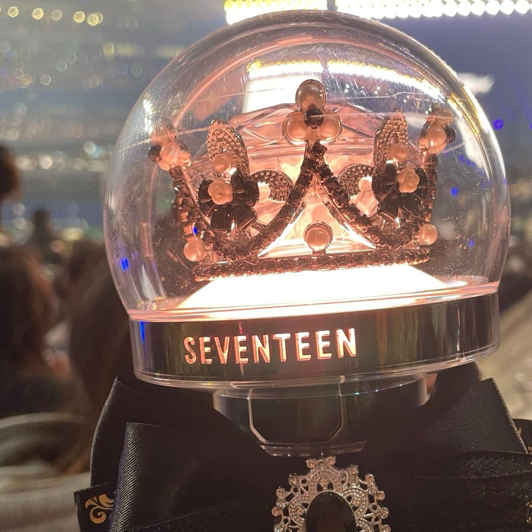 【装着イメージ】セブチ クラウン ティアラ ペンライト デコ カラット棒