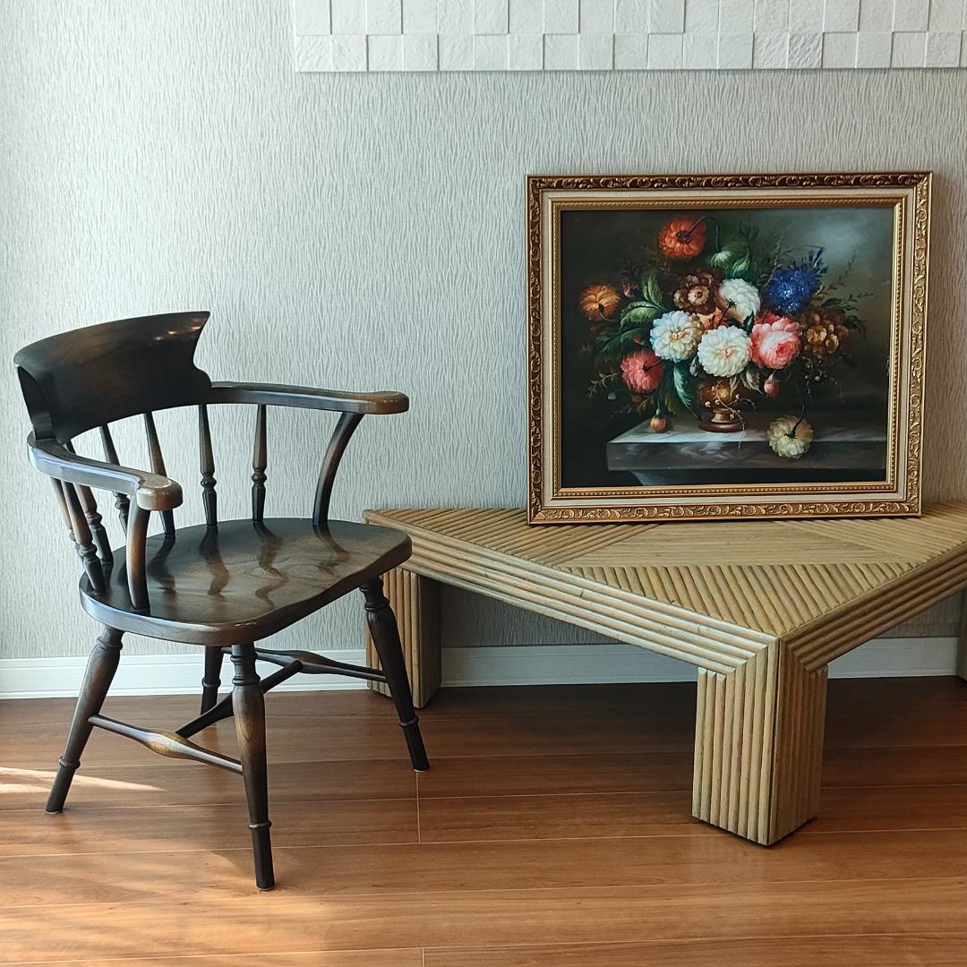 カサブランカ　ローテーブル　ラタン　コーヒーテーブル