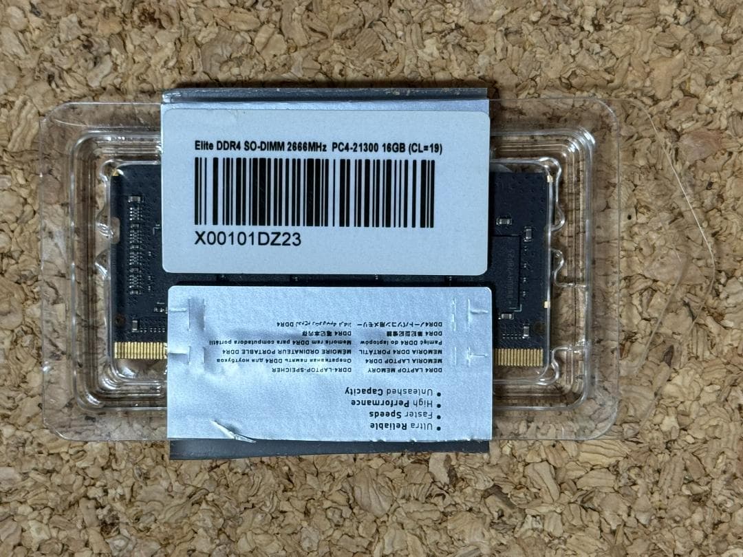 【中古】TEAMGROUP DDR4 16GB 2666MHz SO-DIMM