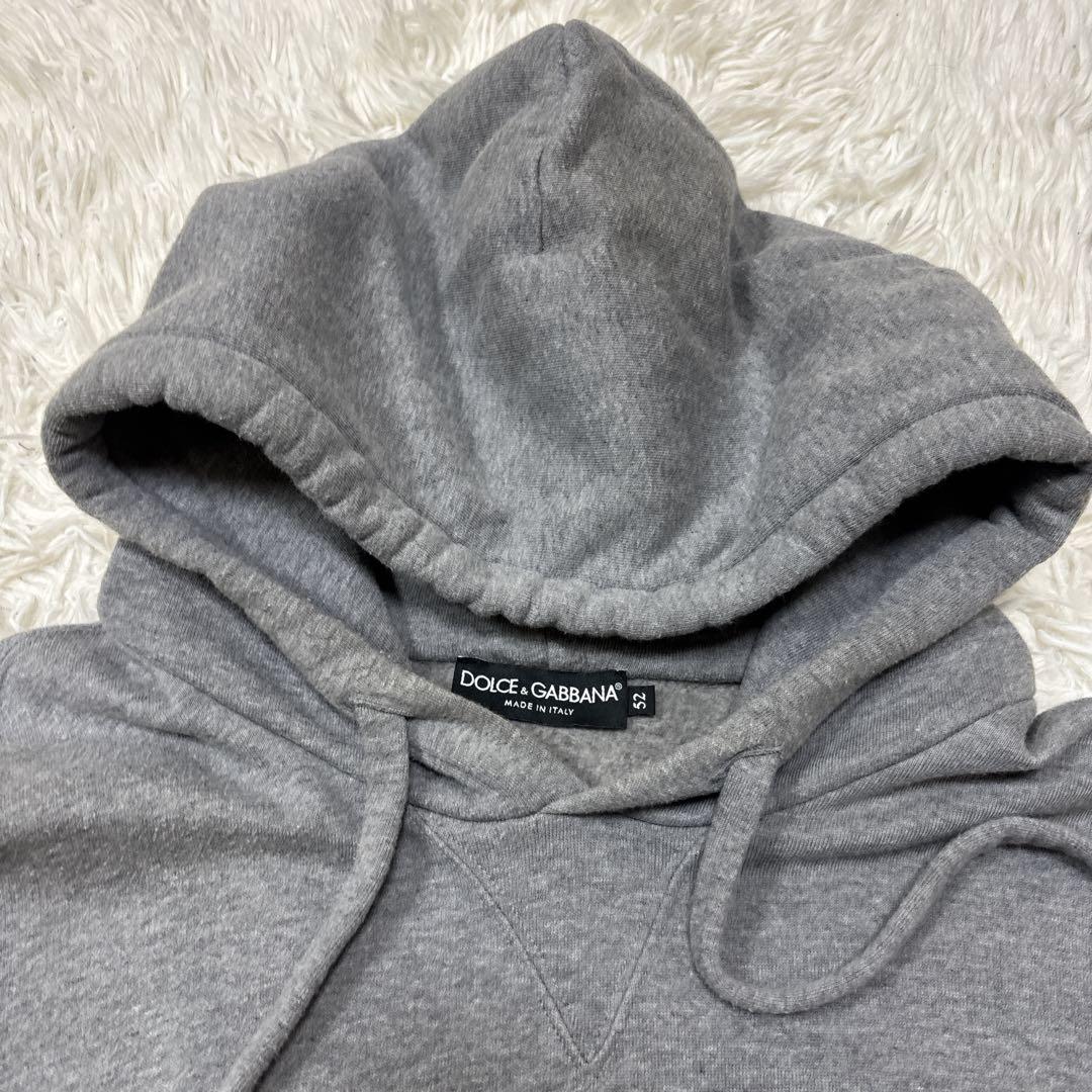 【大きいサイズ】ドルチェアンドガッバーナ　パーカー グレー　ロゴ　大人気