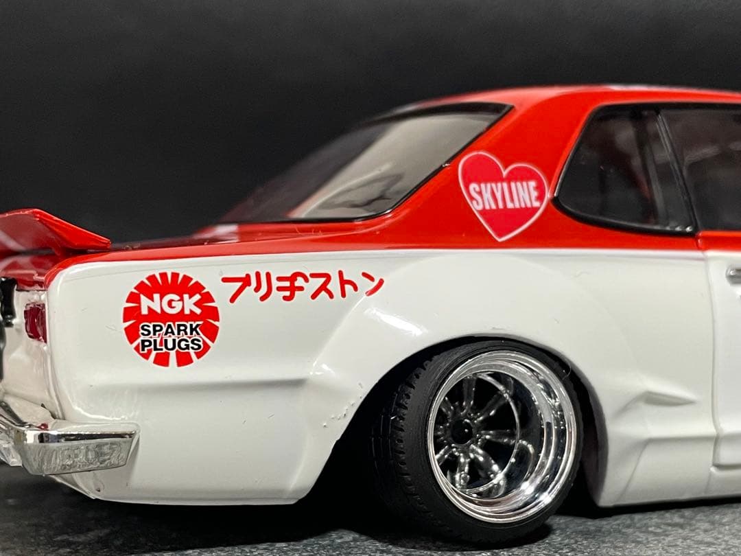 1/24 アシェット 国産名車 スカイライン GT-R ハコスカ改 カスタムカー