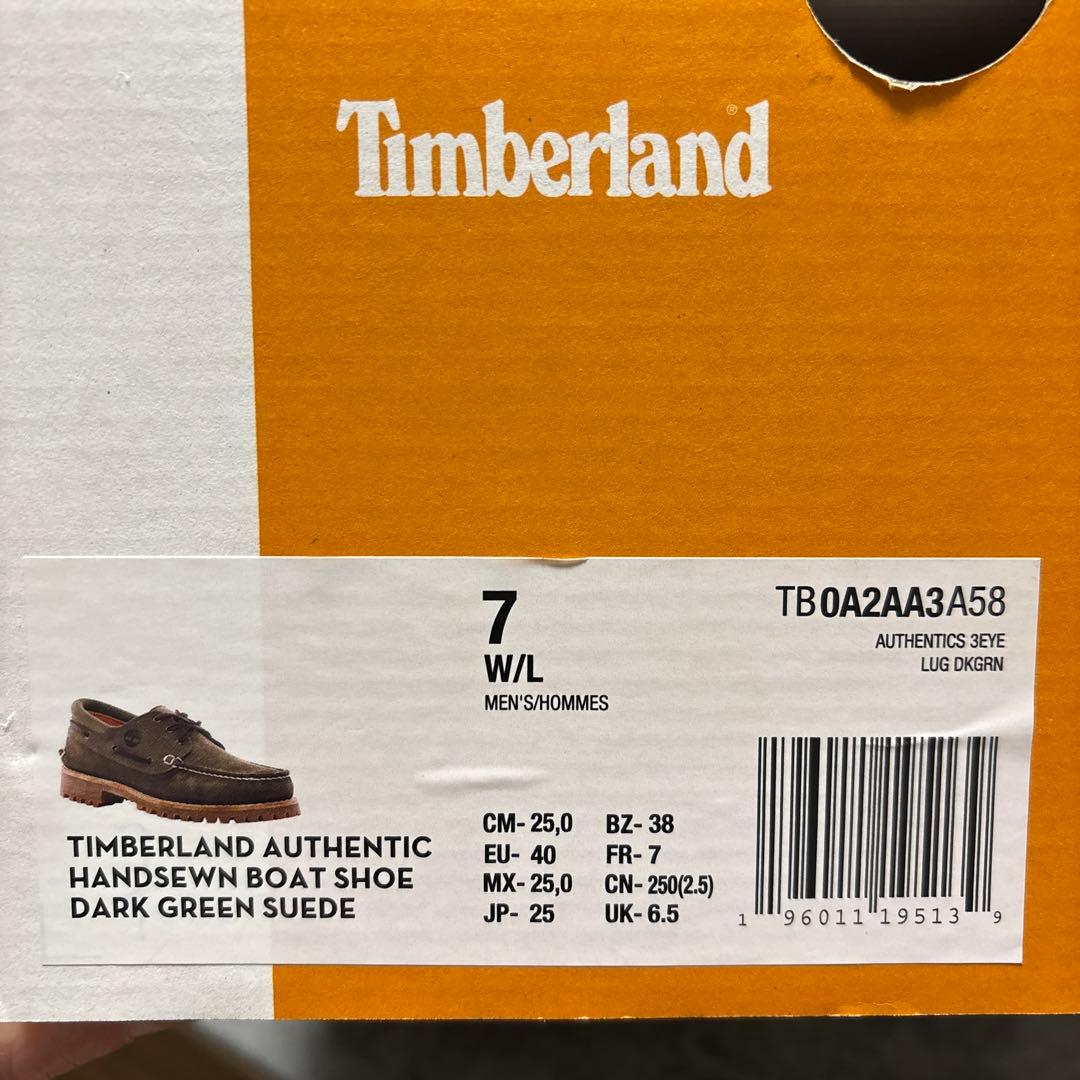 Timberland オリーブグリーン デッキシューズ