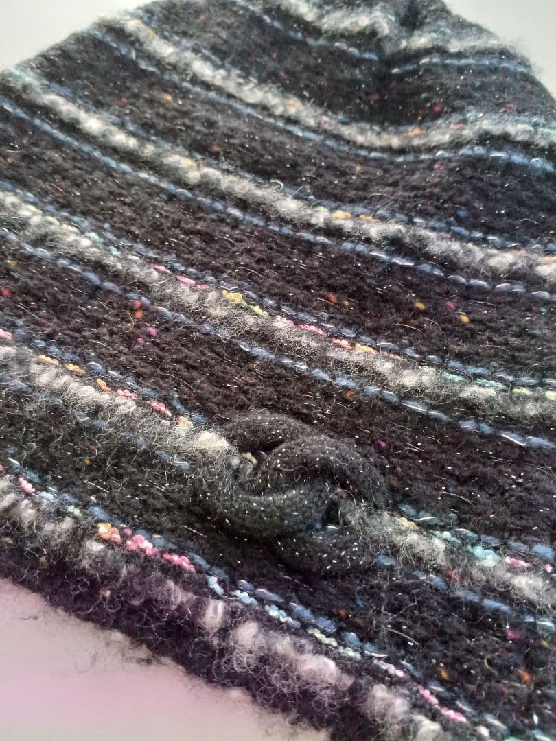 正規品　 ニット帽　ビーニー　黒　ラメ　帽子　CCマーク