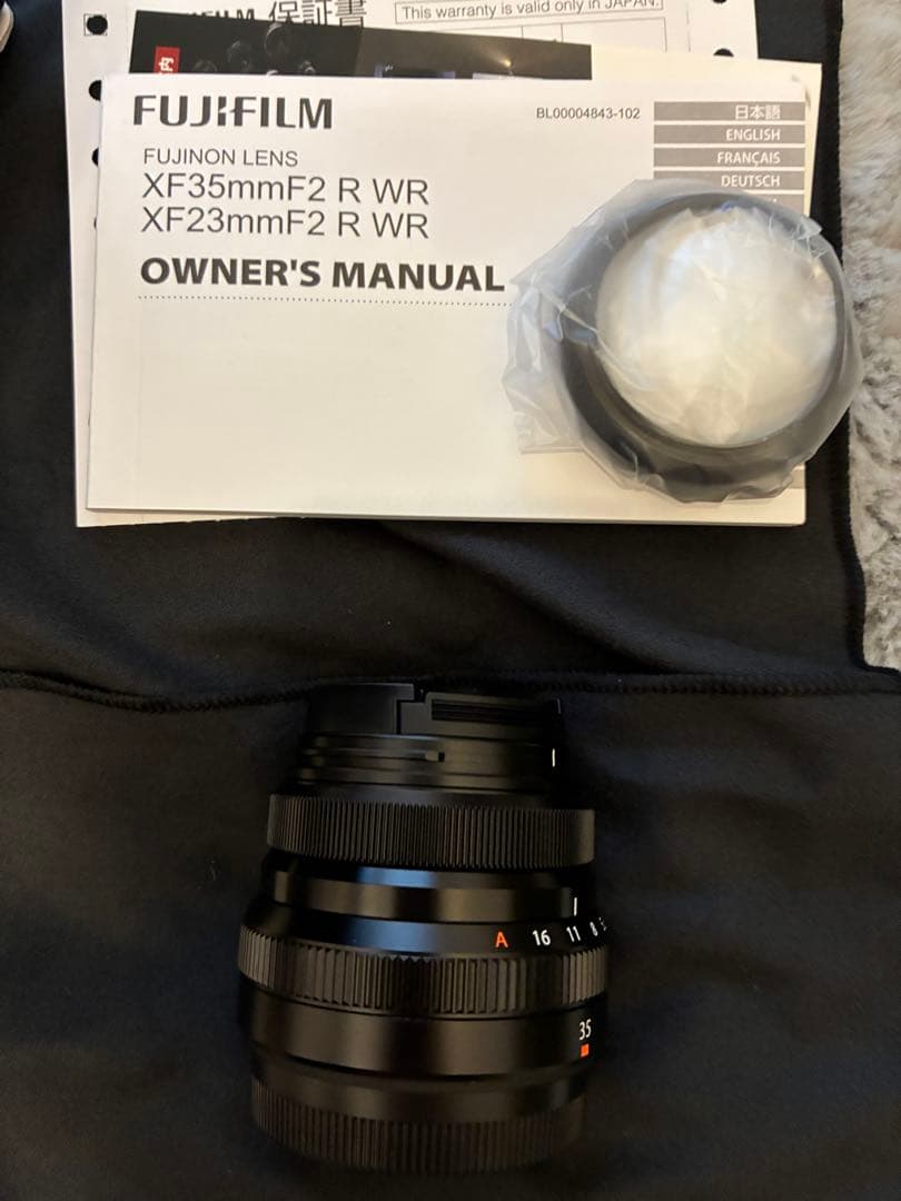 fujifilm XF35mmF2 R WR 新品同様