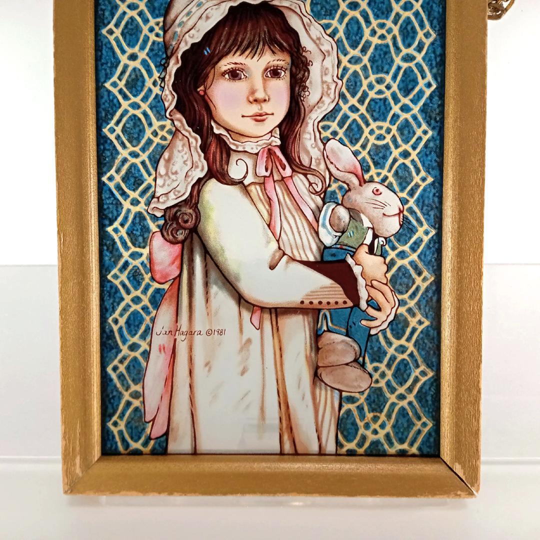 ジャン・ハガラ ステンドグラス 少女とお人形 ブルック グラスマスターズ社