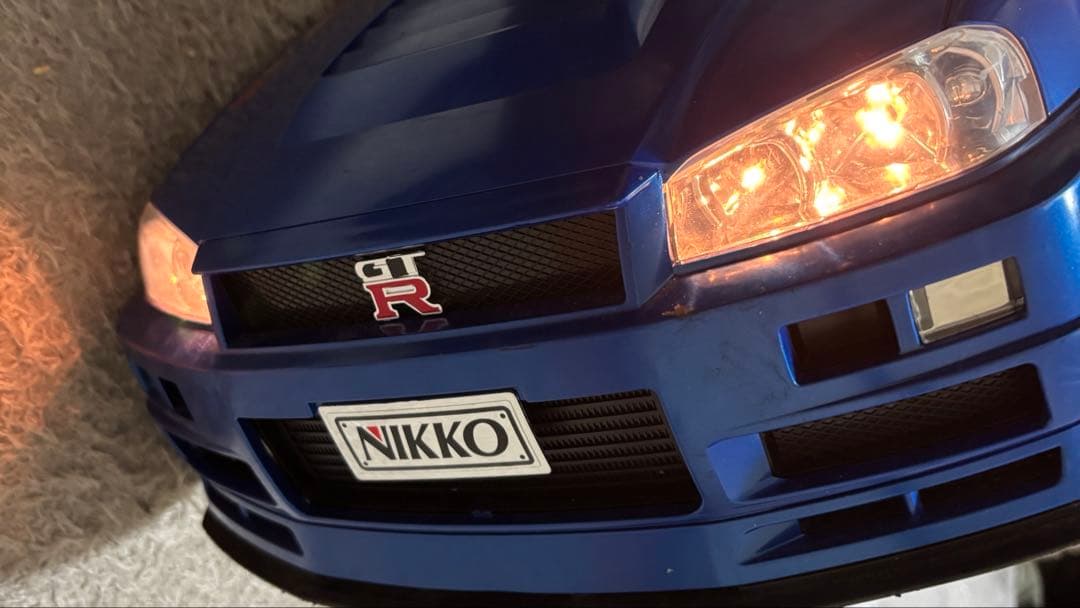 NIKKO RC GT-R 1/5 青色激レア　完全動作品！！送料込み！絶版品