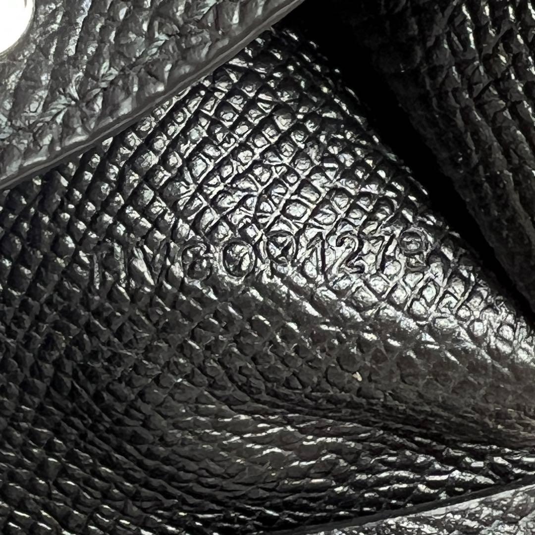 ✨極美品✨BURBERRY バーバリー TBロゴ　6連キーケース　ブラックレザー