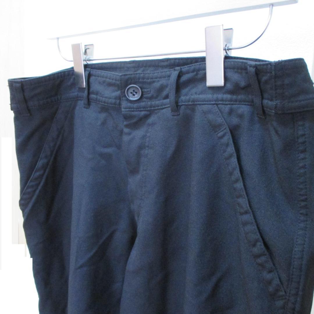 ユージニアスCDG ポリ縮絨ワークパンツ ブラックM コムデギャルソン