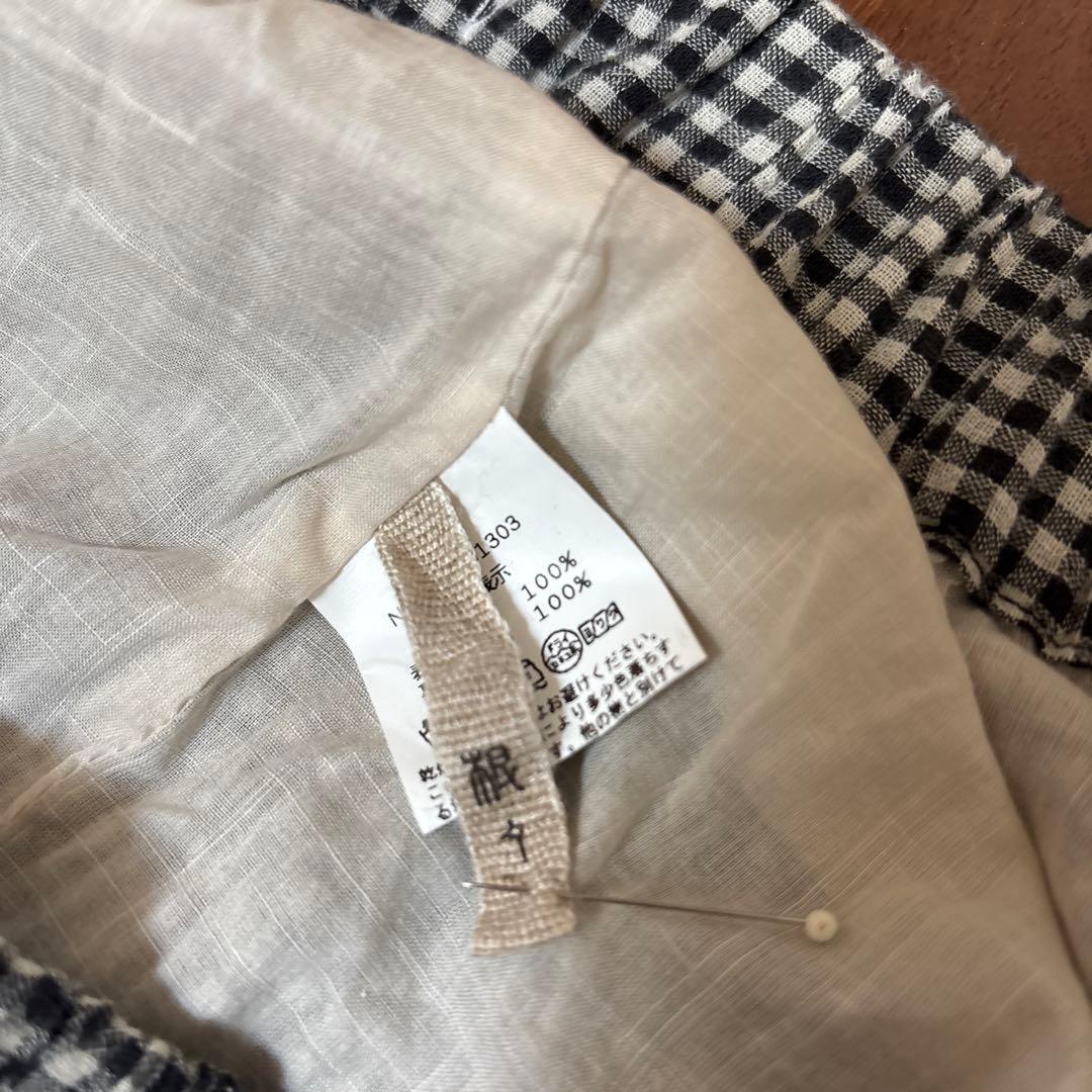 群言堂　石見銀山　根々　サッカー地ふう　バルーン　パンツ