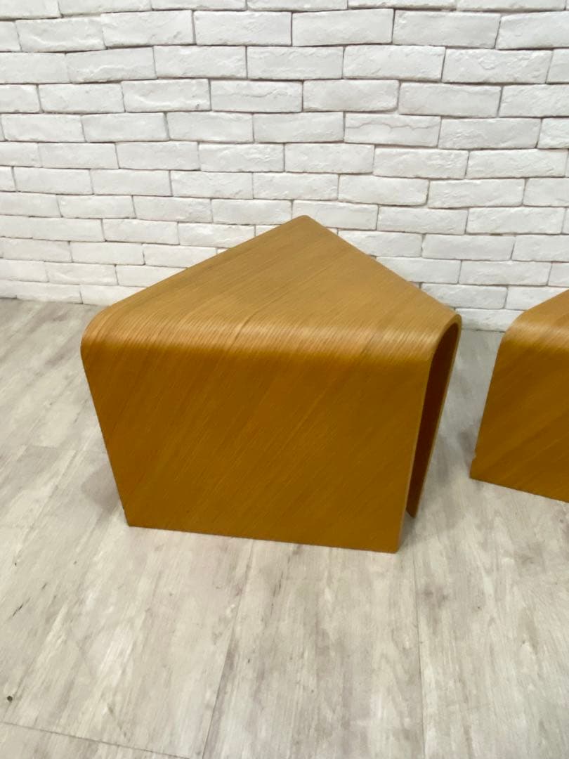 ⭐️【全国送料無料】レア 廃盤 無印良品 収納　ベンチ　スツール　セット