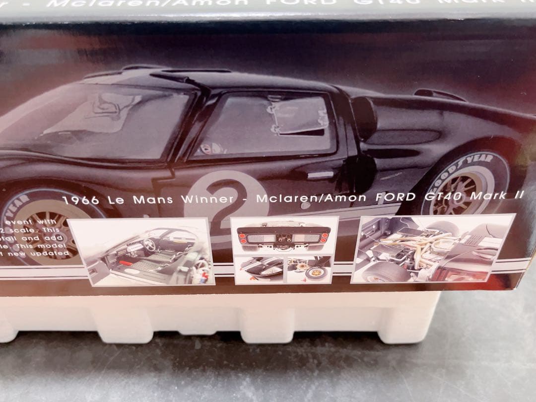 GMP 1/12 1966 Ford GT40 MkII #2優勝　≠ 1/18