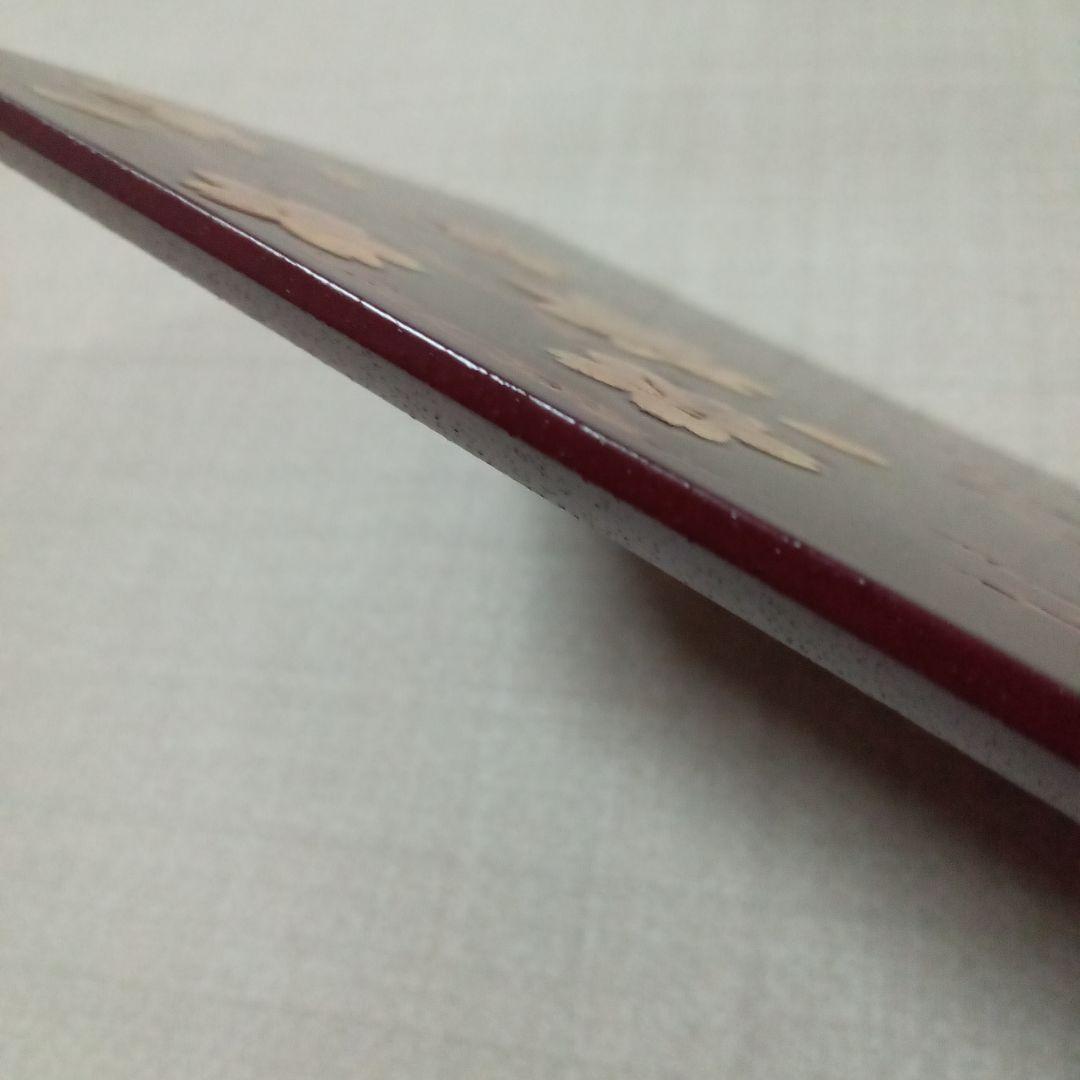 秋田伝統的工芸品　樺細工　銘々皿　春秋 5客セット★ご希望の方におまけ付き★