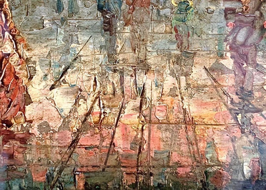 ベルナール・ビュッフェ　油彩画