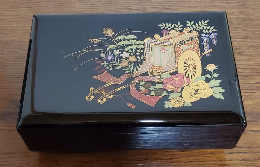 【新品】会津漆宝石箱の栞　オルゴール付き