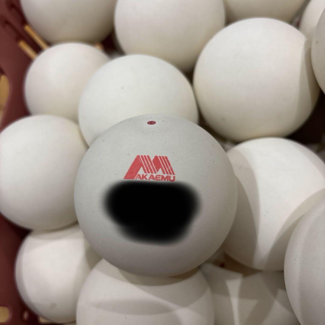 ソフトテニスボール　アカエム