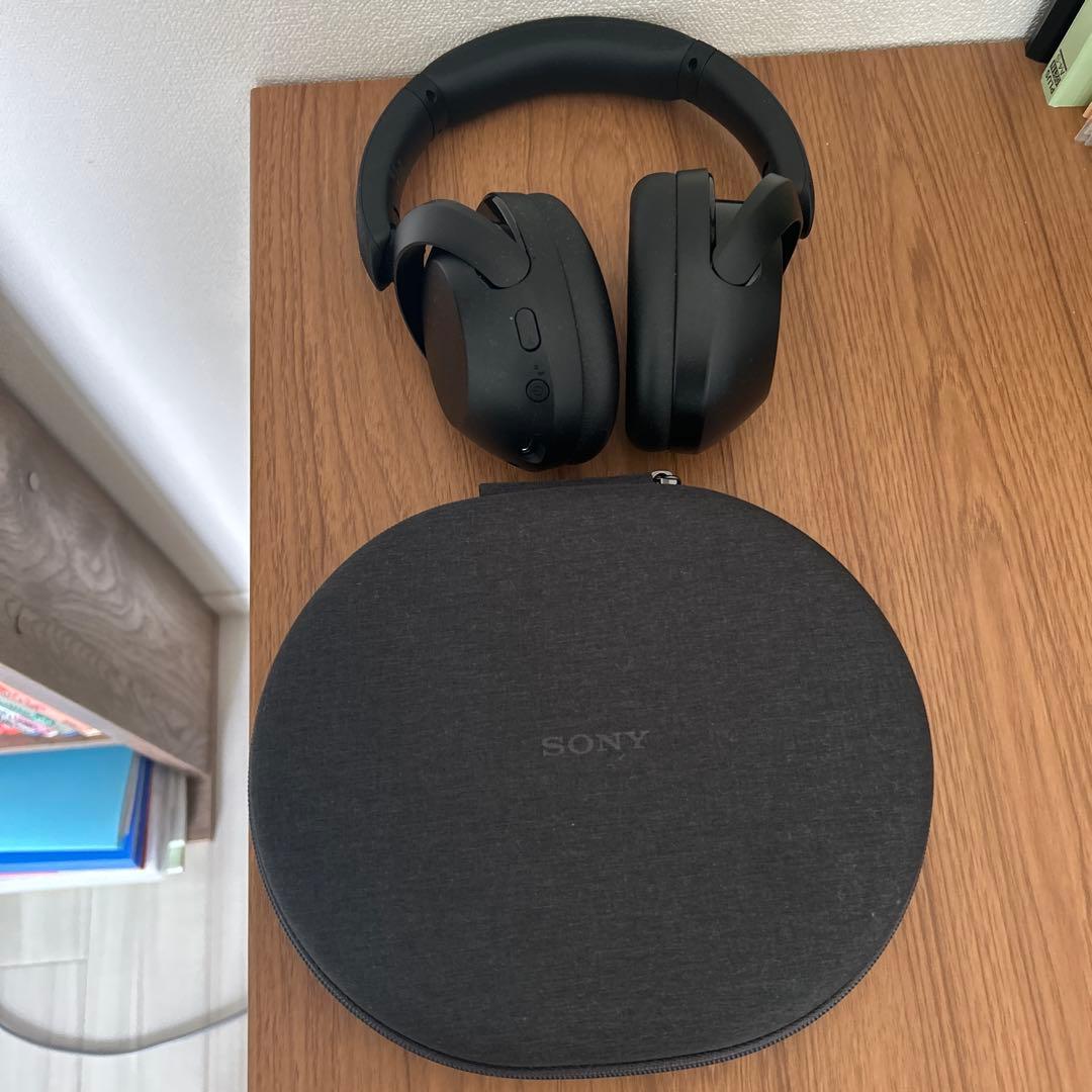 【美品】WH-XB910N SONY ワイヤレスヘッドホン ブラック ケース付き
